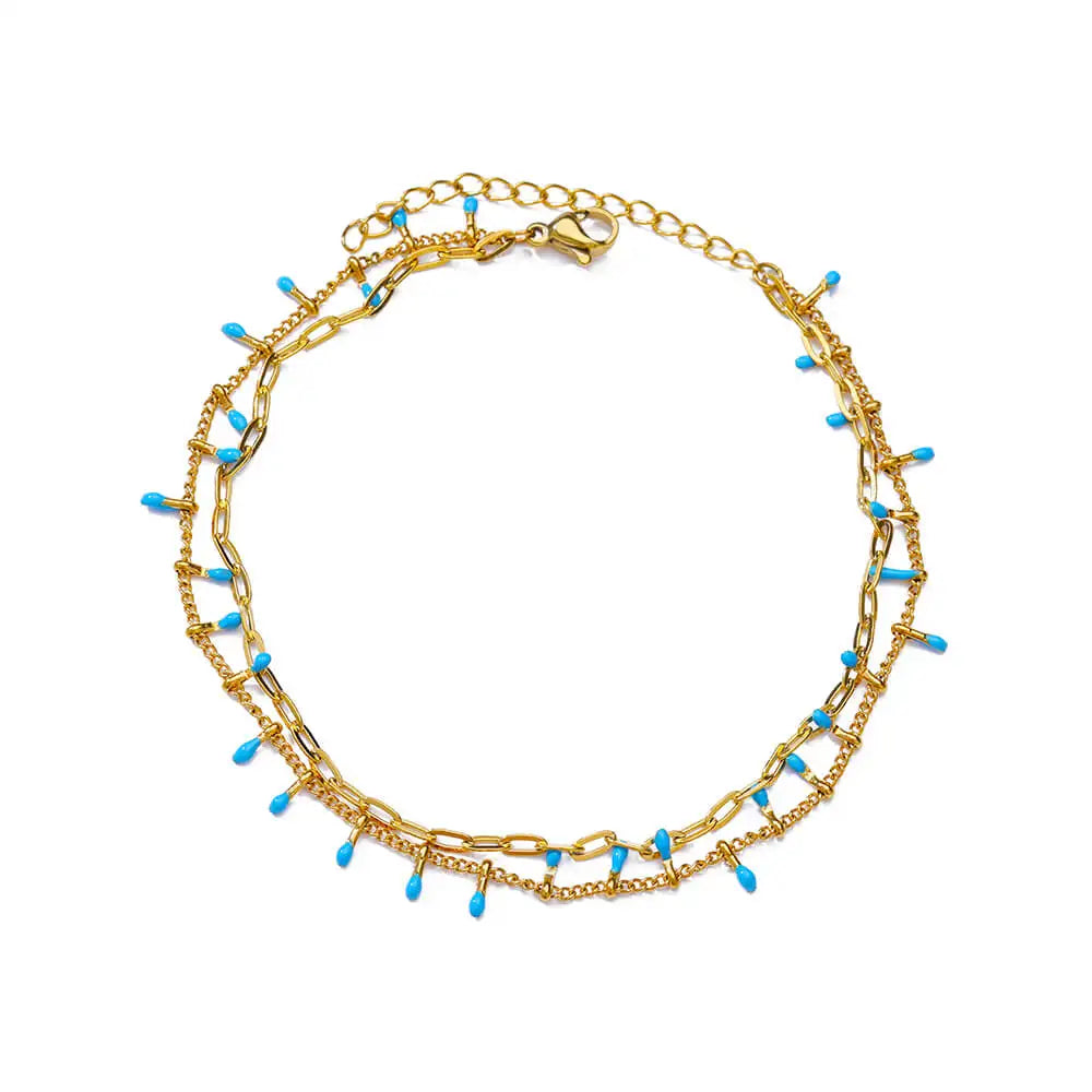 Sun Hollow Bracelets For Women Men Stainless Steel Hand Chain Vintage Sunflower Anklet Boho Foot Jewelry Gift Accessories
