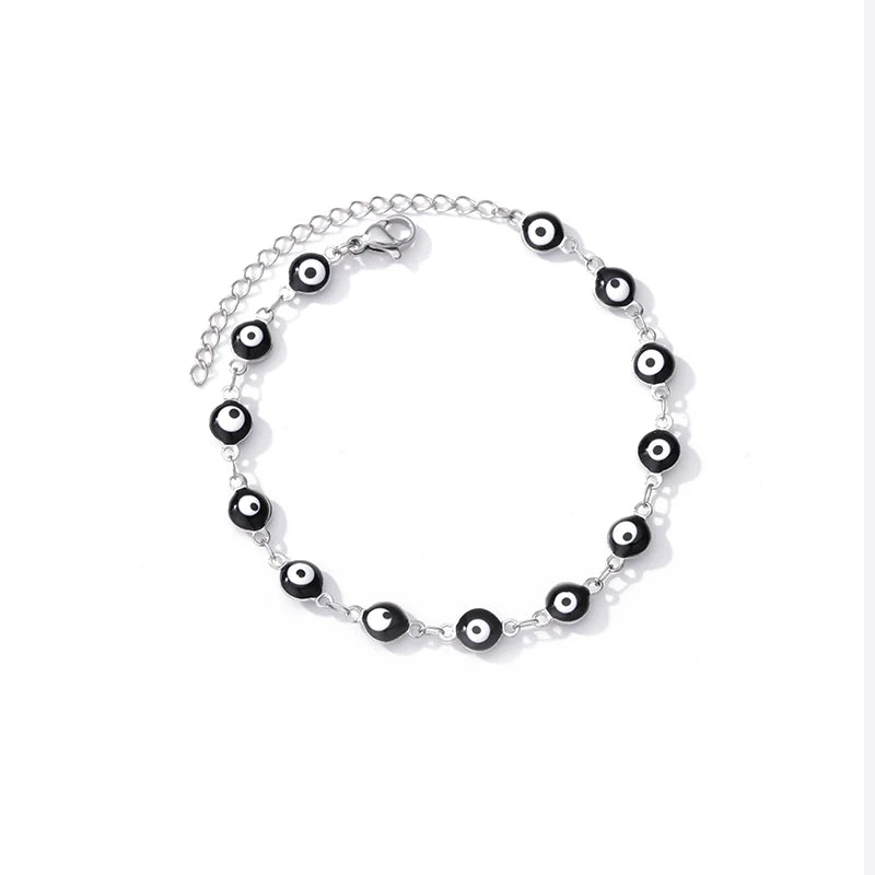 Sun Hollow Bracelets For Women Men Stainless Steel Hand Chain Vintage Sunflower Anklet Boho Foot Jewelry Gift Accessories