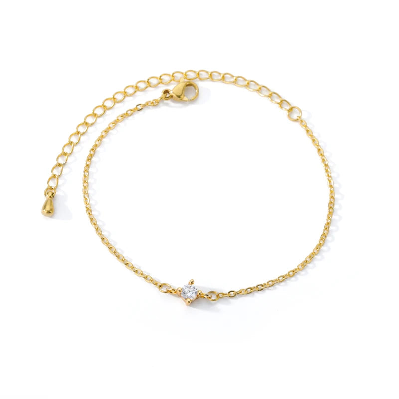 Sun Hollow Bracelets For Women Men Stainless Steel Hand Chain Vintage Sunflower Anklet Boho Foot Jewelry Gift Accessories