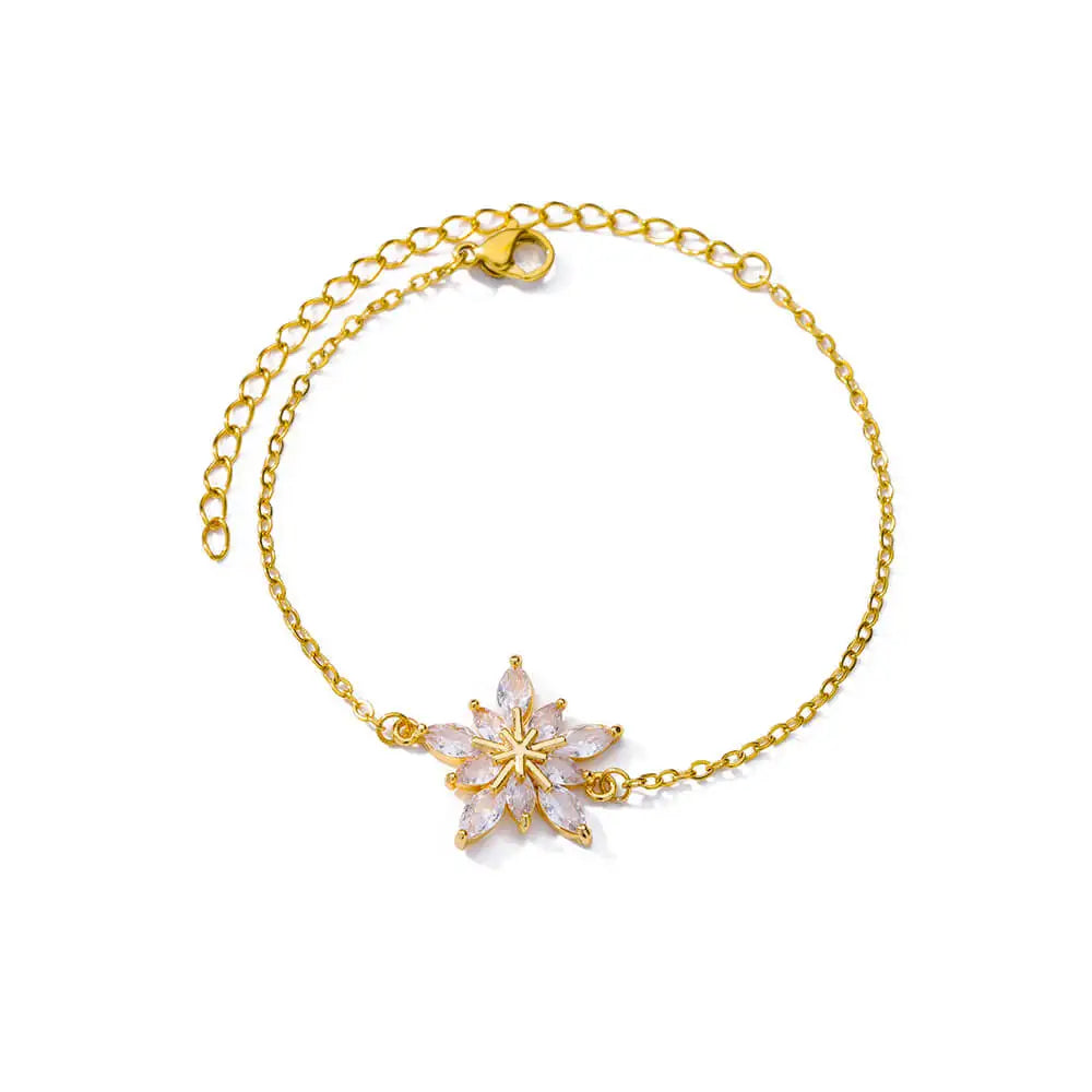 Sun Hollow Bracelets For Women Men Stainless Steel Hand Chain Vintage Sunflower Anklet Boho Foot Jewelry Gift Accessories