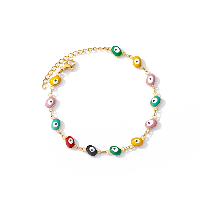Sun Hollow Bracelets For Women Men Stainless Steel Hand Chain Vintage Sunflower Anklet Boho Foot Jewelry Gift Accessories